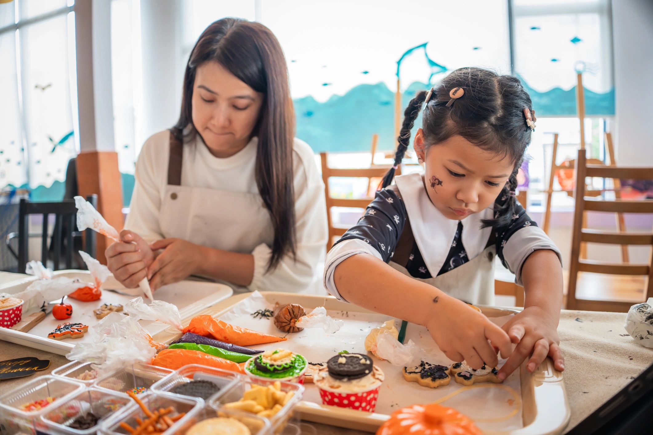 Cooking class with kids