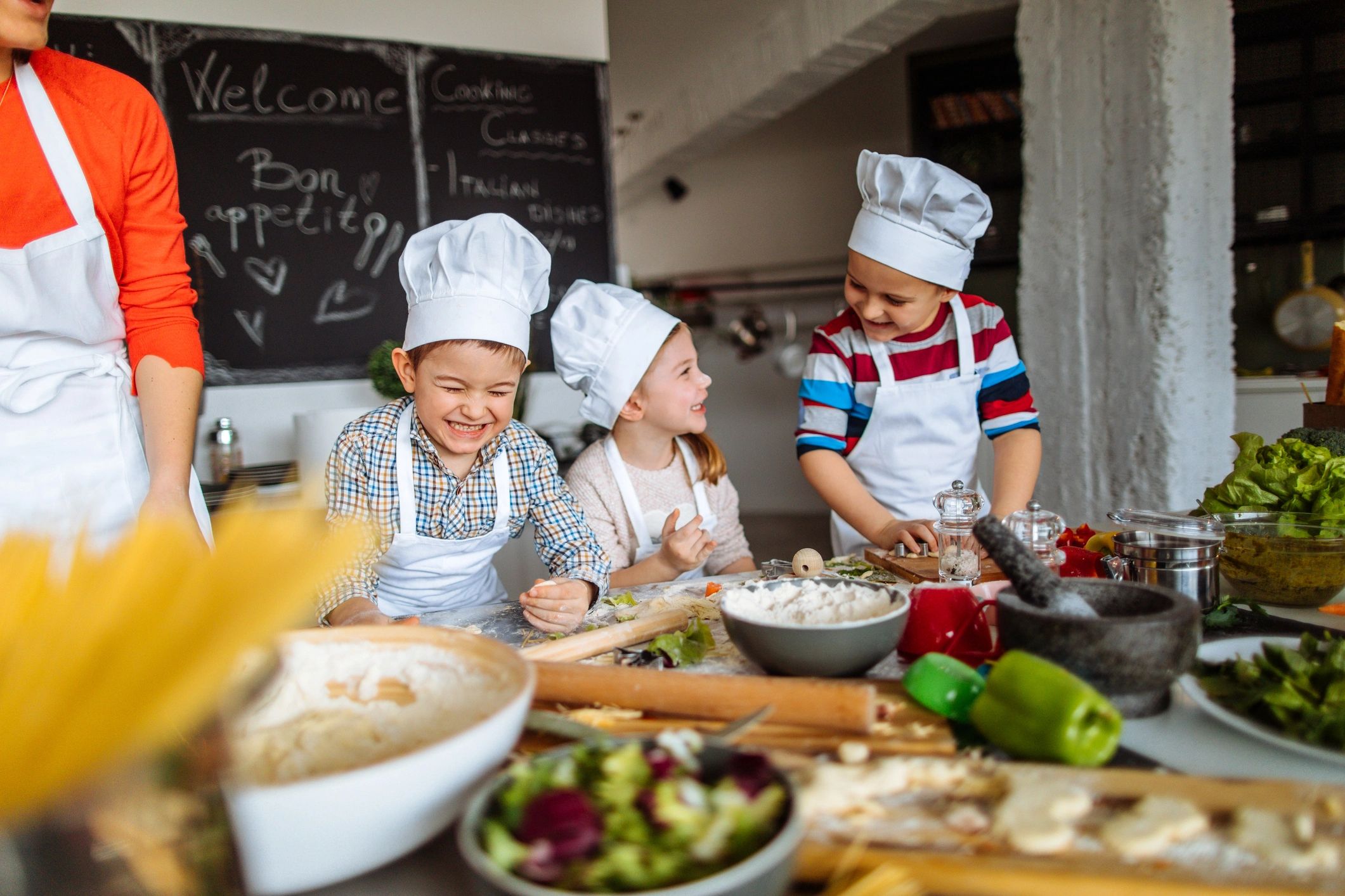 cooking class family